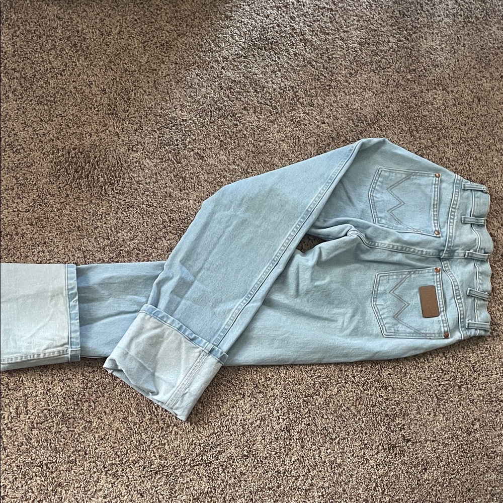 Light Blue womens wrangler Jeans